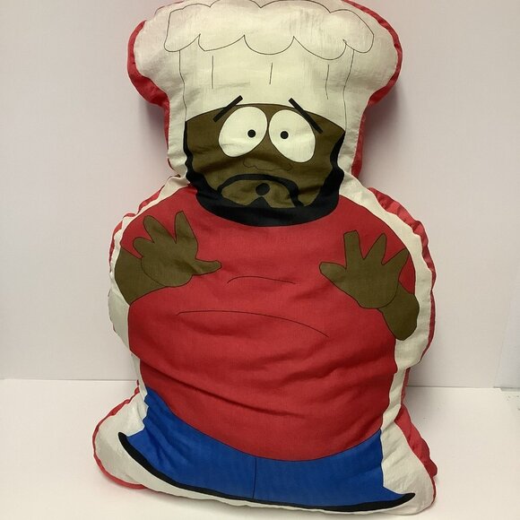Vintage South Park Comedy Central Chef Pillow Plush 1998 Stuffed Toy AS IS READ - Picture 1 of 16